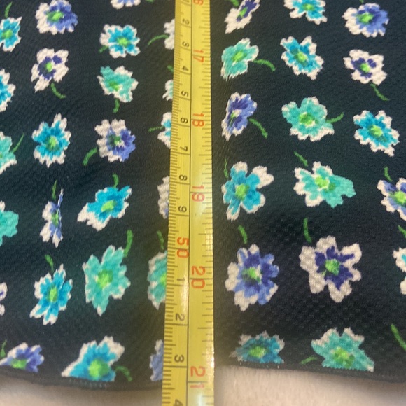 NWT Adrienne Vittadini Underwire Swim Dress Size 12 Navy Multi Flower Print - Picture 10 of 12